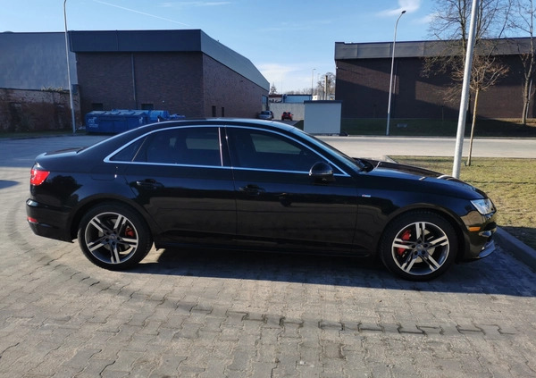 Audi A4 cena 98000 przebieg: 134900, rok produkcji 2017 z Sieradz małe 121